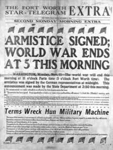 ARMISTICE SIGNED