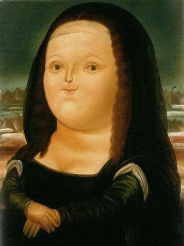 Fernando Botero - Mona Lisa
