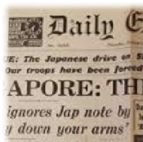 The Japanese Invade Singapore