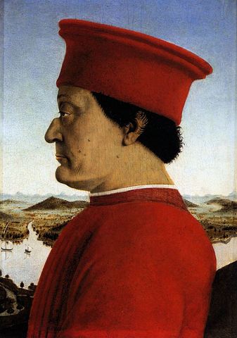 Piero della Francesca - Le duc d'Urbino Frédéric III de Montefeltro