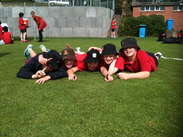 Leading Buckland In The Athletics Carnival