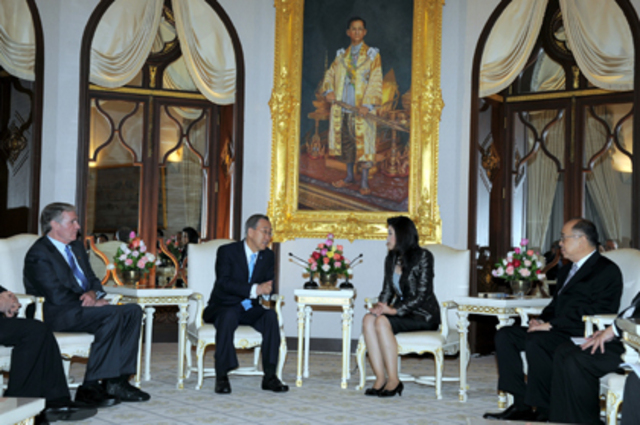 Joint Press Conference by the Thai Prime Minister and the United Nations Secretary-General