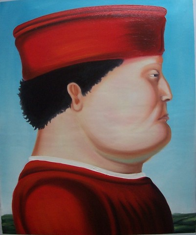 Fernando Botero - D'après Piero della Francesca