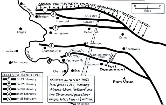 Germany attacks Verdun