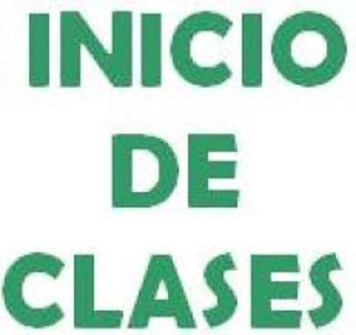 Inicio de clases