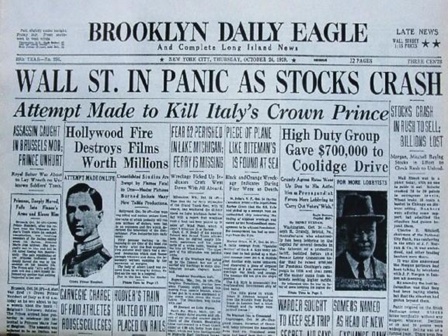 Market Crash of 1929