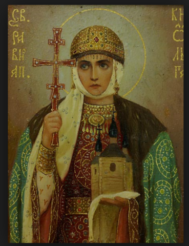 Death of Princess Olga of Kiev