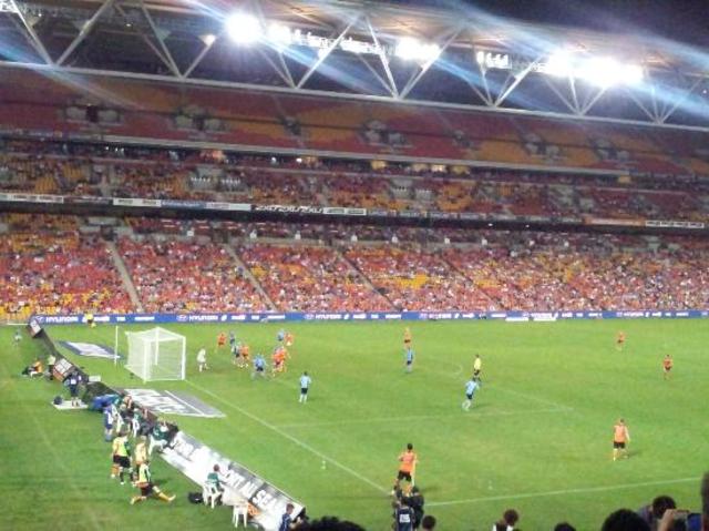 Watched My First Brisbane Roar Game