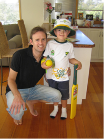 Started to play cricket