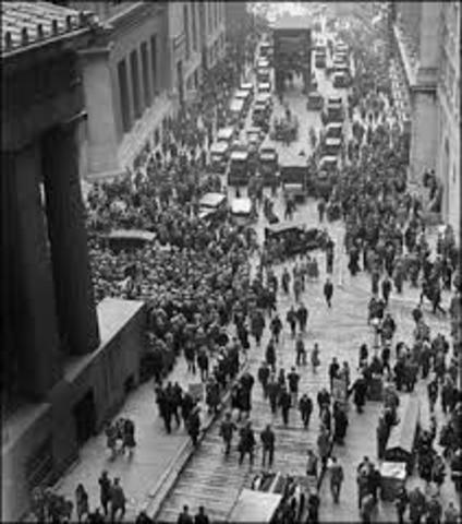 – The Great Wall Street Crash of 1929; Black Tuesday (New York)