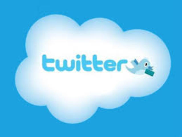 Nace Twitter  en 2006 con 50 usuarios