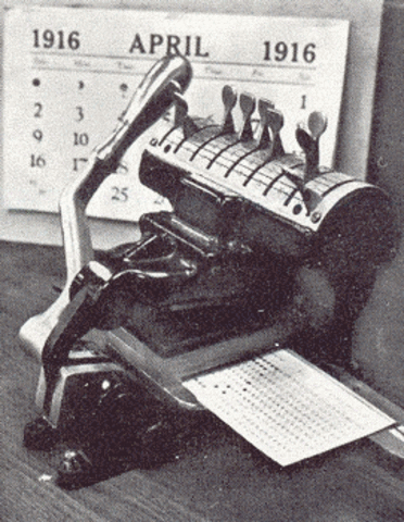 LA PRIMERA MAQUINA PERFORADORA