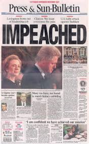 House Impeaches Clinton