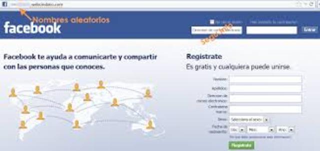 la primera vez en una red social