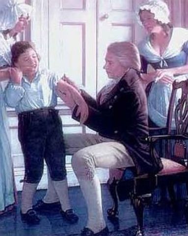 Edward Jenner vaccinates against Smallpox