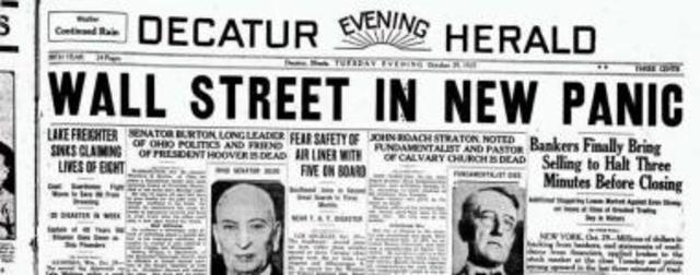 1929 Stock Market Crash