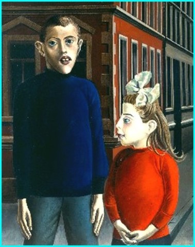 Deux enfants, par Otto Dix
