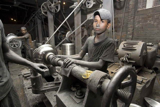 Origen de los niños trabajadores y aprendices.