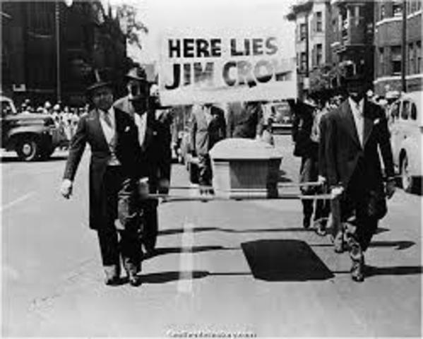 The passing of jim crow laws