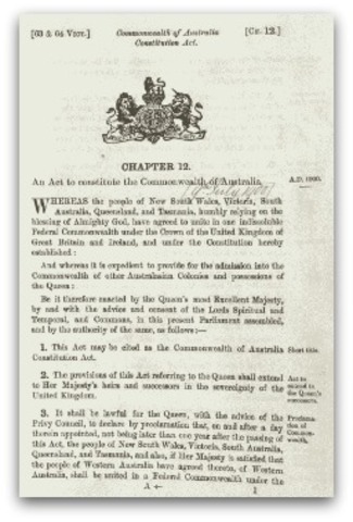 Constitutional Alteration in Australia