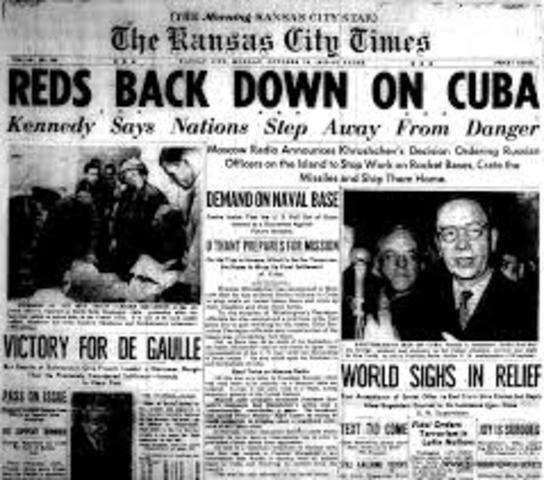Cuban Missile Crisis ends