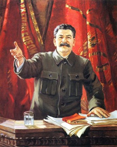 Stalin hostile speech