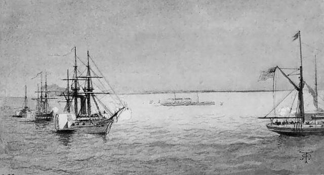 Blockade of Galveston Island