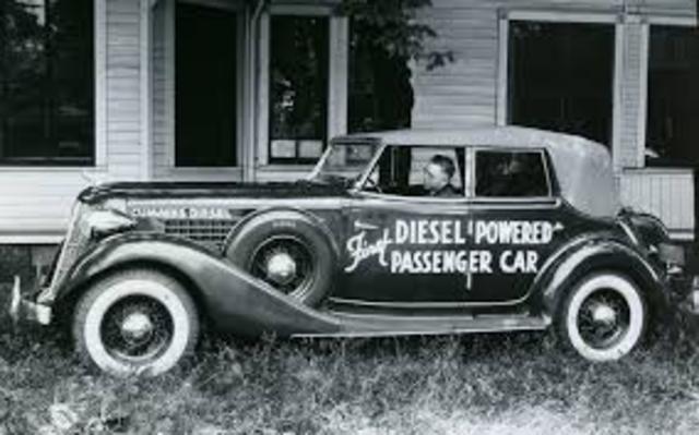 First diesel powered passenger car