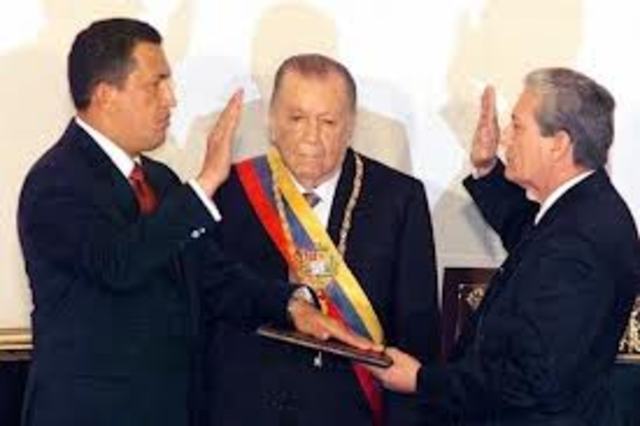 Asunción de Chávez como Presidente