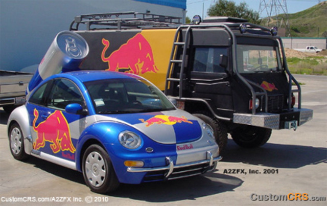 Red Bull Car Wrap