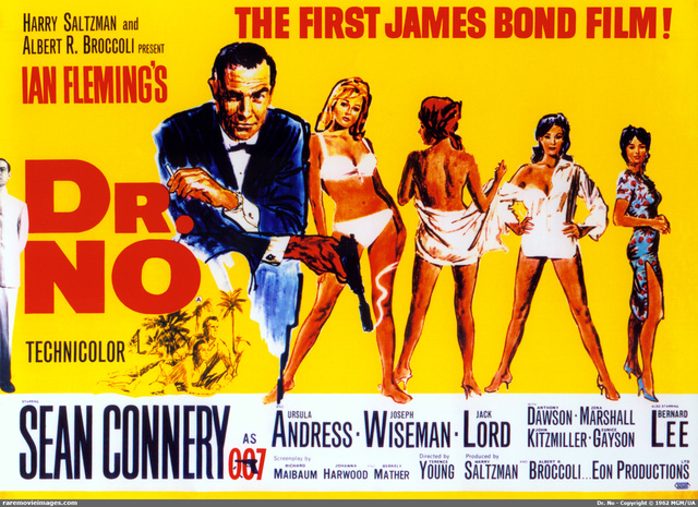 Dr. NO comes out the first ever james bond movie