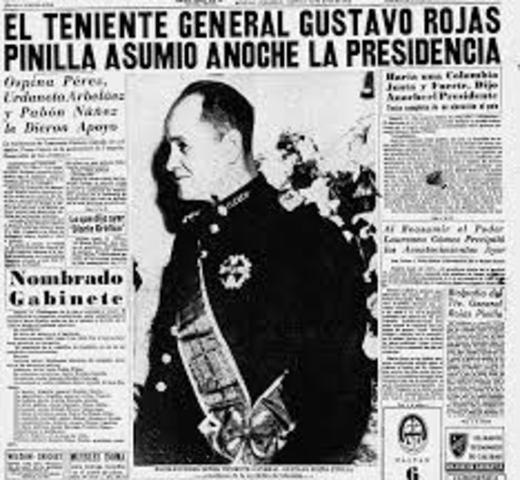 golpe de estado del general gusto rojas pinilla