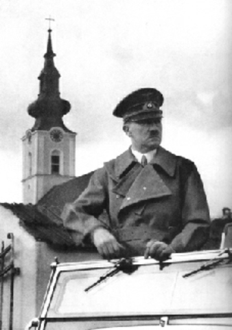 Hitler leaves school