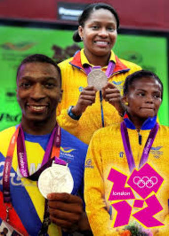 La primera medalla conquistada por Colombia en unos juegos olímpicos