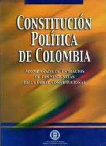 La promulgación de la actual constitución política de Colombia