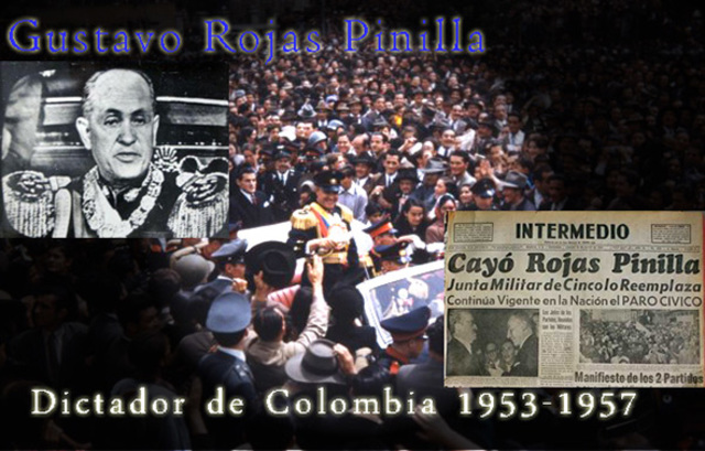 El golpe de estado del General Gustavo Rojas Pinilla