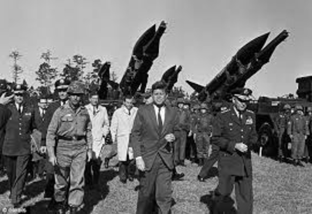 Kennedy request 25% spending increase for military