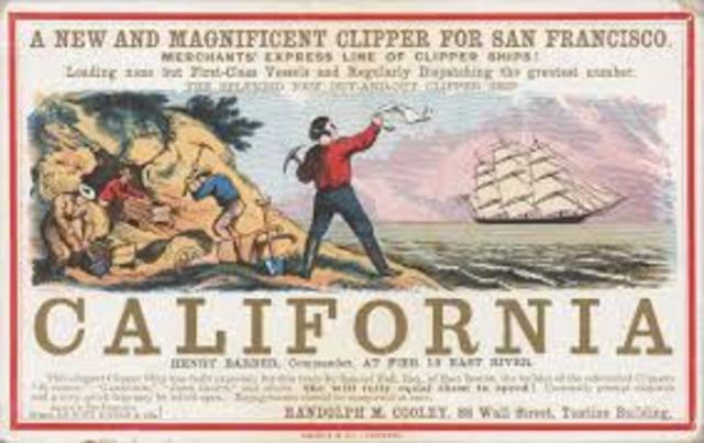 Gold discovered in California