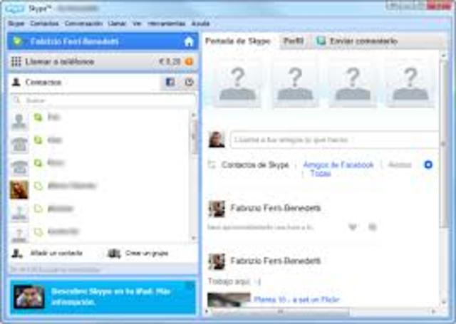 Experiencia digna de Los Supersonicos...Skype