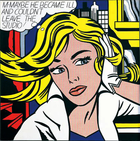 Roy Lichtenstein's M-Maybe