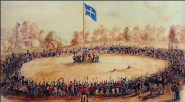 1854- The Eureka Rebellion takes place.
