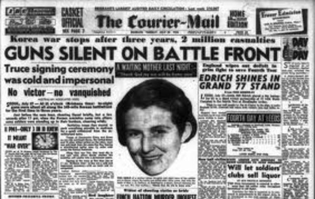 Koren War ends