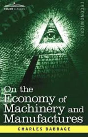 On the Economy of Machinery and Manufactures.