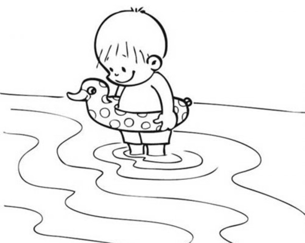 primera salida a la playa