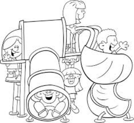 jugando en el parque