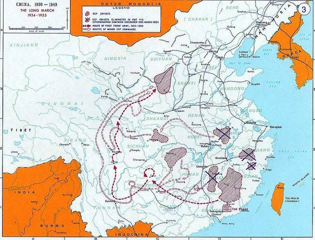 De kinesiske kommunister vinder borgerkrigen