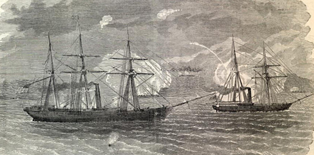 Blockade of Galveston Island