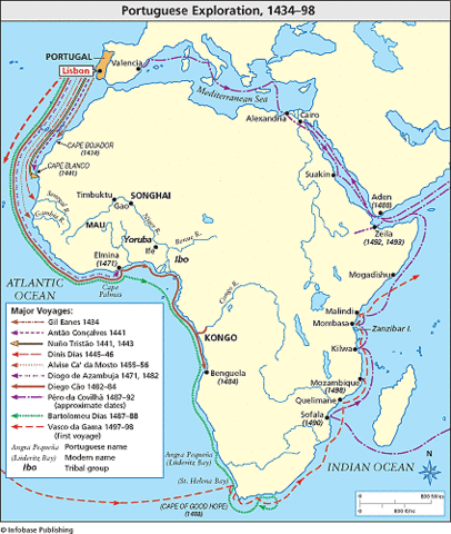 Portuguese exploration of Africa and Asia