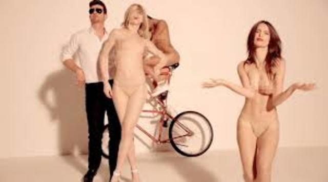 Robin Thicke estrena su álbum Blurred Lines