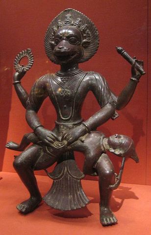 The Hindu deity Narasimha